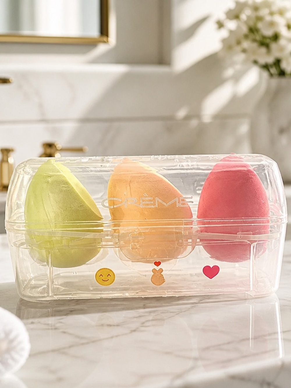 NWT The Crème Shop Next Gen Makeup Builder Trio Beauty Blender Set of 3